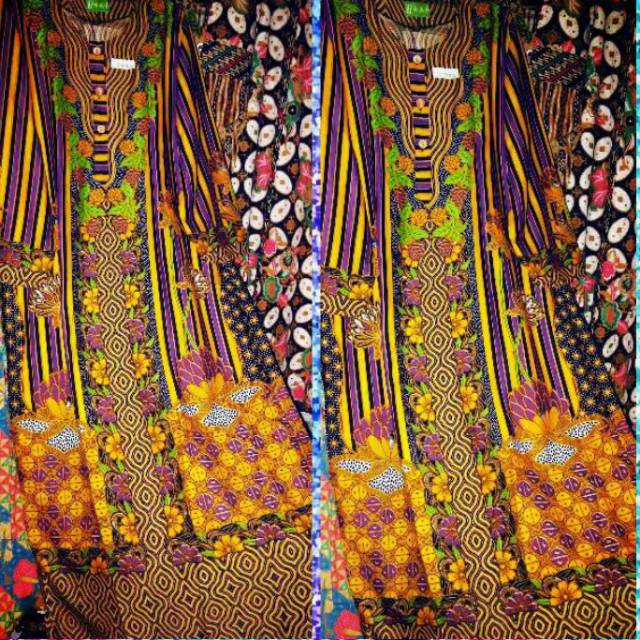 Daster Longdres Batik HAP SOLO Kualitas kain super. Motif foto nomor 1- 9 Rondom Mix