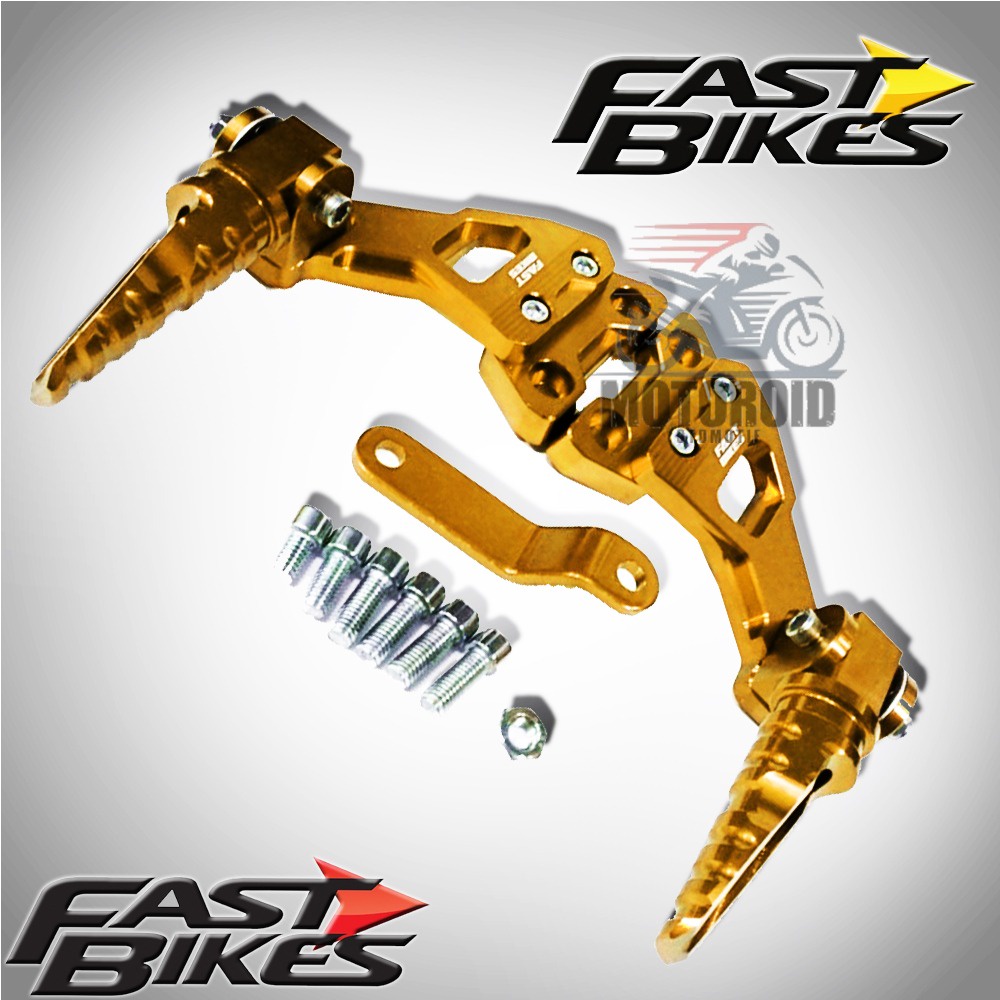 FASTBIKES 9009A FOOTSTEP FOOT STEP GANTUNG BELAKANG PIJAKAN INJAKAN SATRIA FU 150 FULL CNC