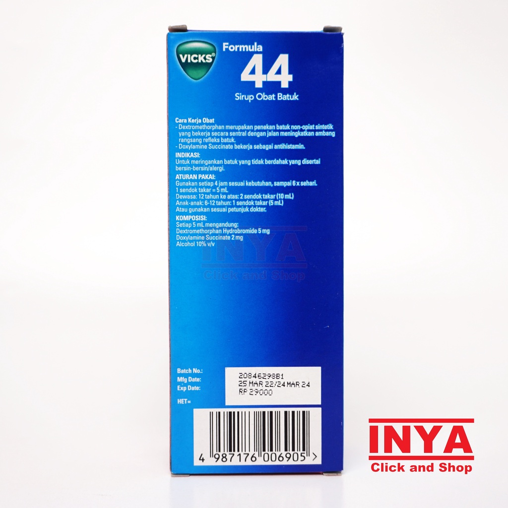 VICKS FORMULA 44 SIRUP OBAT BATUK 100ml