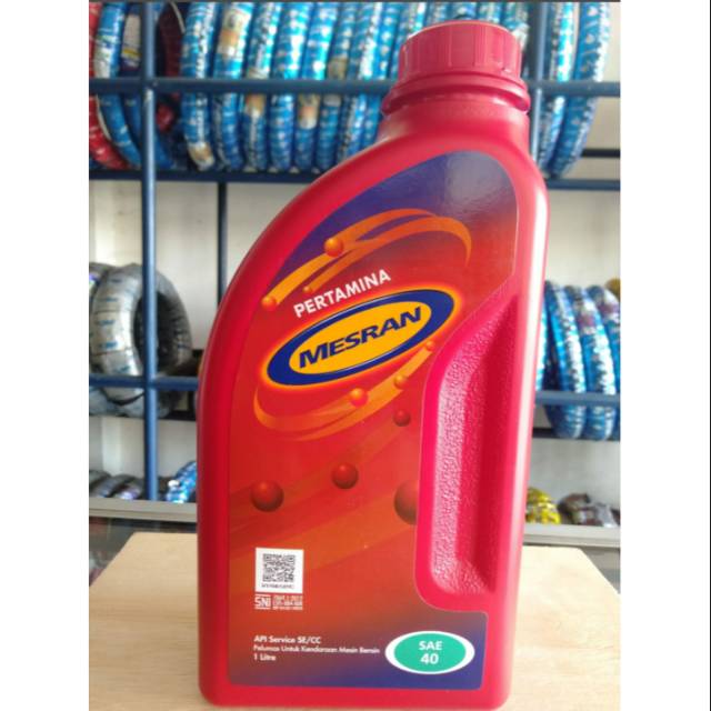 Oli Motor Pertamina Mesran SAE 40 1000ml Original Asli