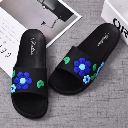 SANDAL WANITA SELOP KARET KARAKTER FLOWER