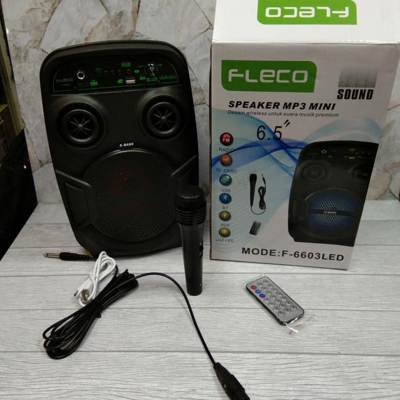 SPEAKER BLUETOOTH FLECO F-6603-6605/ SPEAKER BLUETOOTH KAROEKEAN F-6603-6605