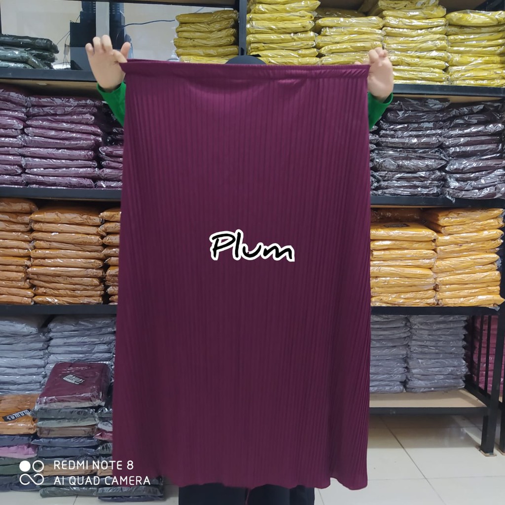 Rok plisket big size harga murah meriah