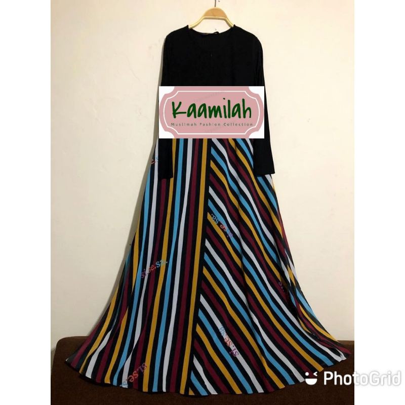 Dress Halula Sisesa - Black READY STOCK