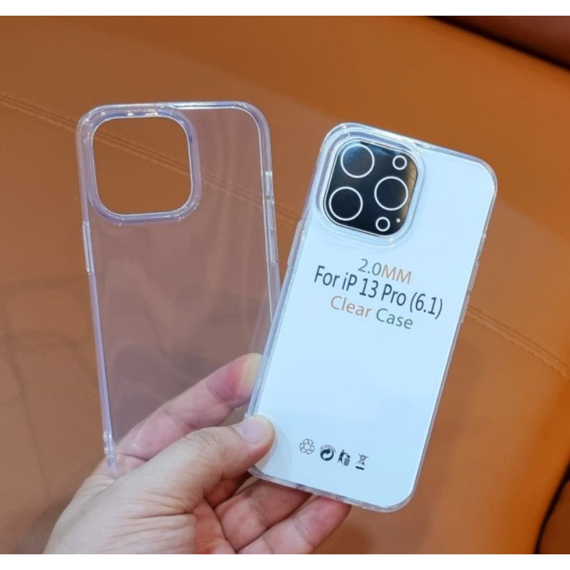 IPHONE 13 PRO CLEAR HD 2.0 CASING SOFTCASE SILIKON BENING BAHAN TEBAL ANTI JAMUR