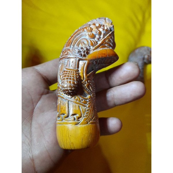 deder keris jumbo mirip gading | hulu keris | gagang keris | handle keris antik