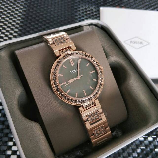 Jam Tangan Fossil BQ3422 Karli Three-Hand Rose-Gold / Jam Tangan Fossil Karli
