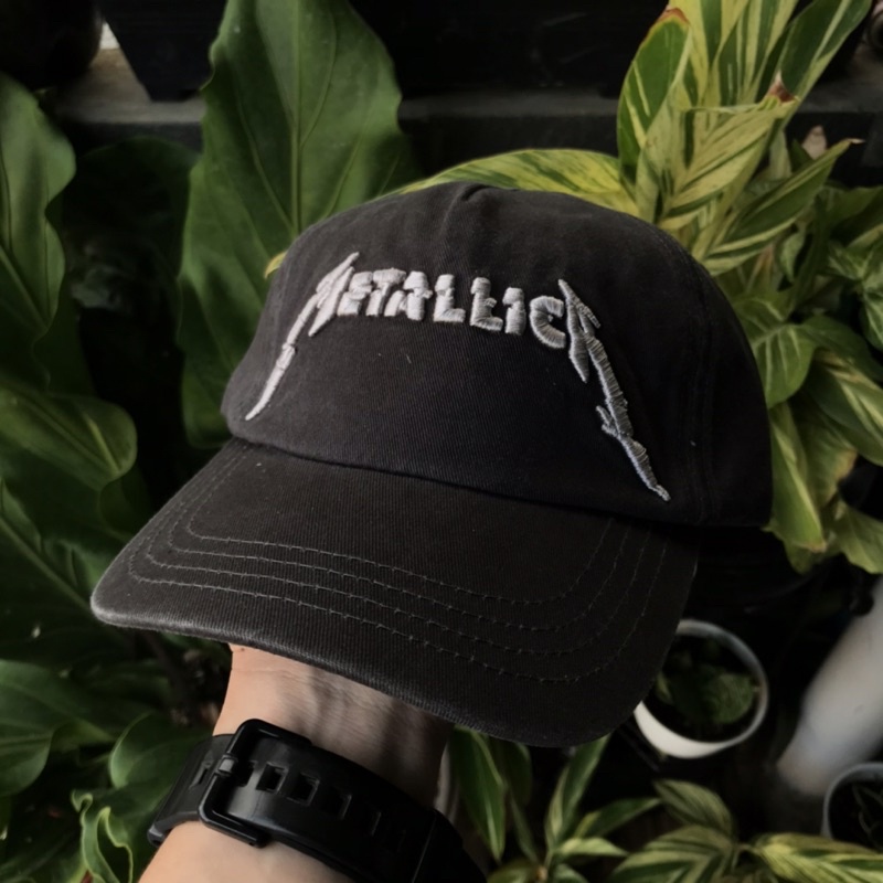 Topi Baseball Cap Band Original METALLICA ‘Glitch Logo’