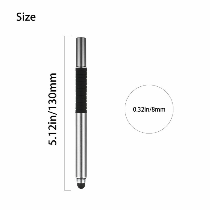 

Lucu Stylus Pen 2In1 Fine Point Jot Capacitive For Iphone Ipad Tablet Hemat