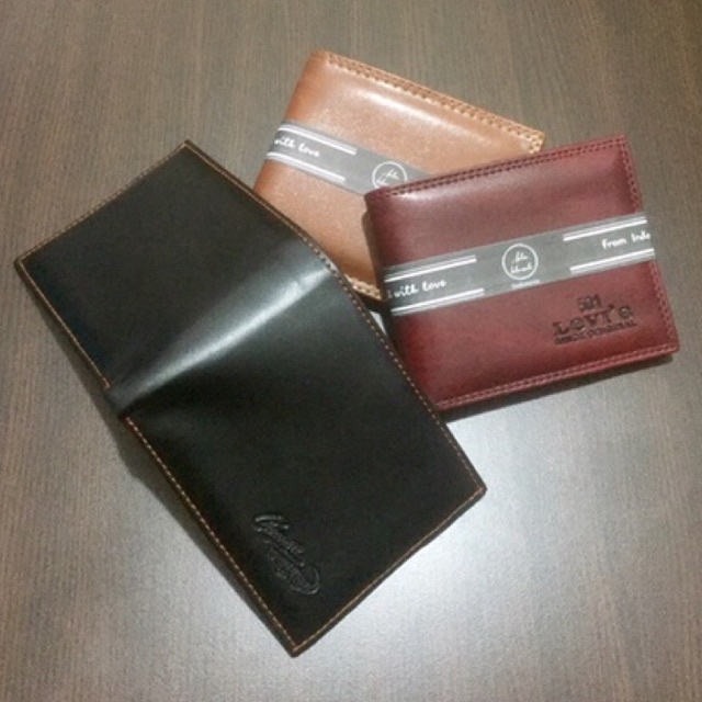 DOMPET LIPAT PRIA bahan kulit sintetis lokal pipa #dompet #dompetlipat #dompetcowok #dompetpria