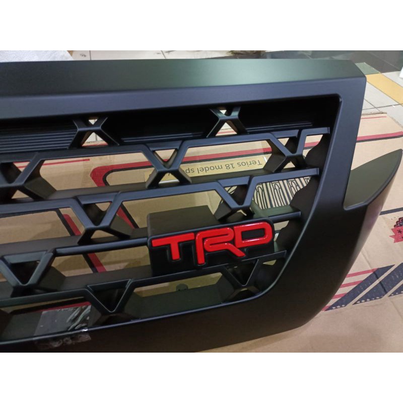 Grill depan all new rush terios 2018-2022 sporty model TRD hitam