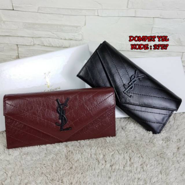 RESTOKK DOMPET YVES SAINT LAURENT YSL 3757 ( SET BOX YSL )