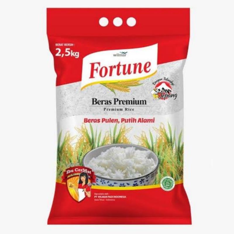 

Beras Premium Fortune 2.5kg