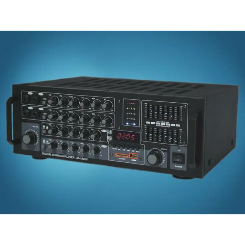 Ampli Karaoke LD 1000B with Bluetooth & USB Garansi 1 Tahun