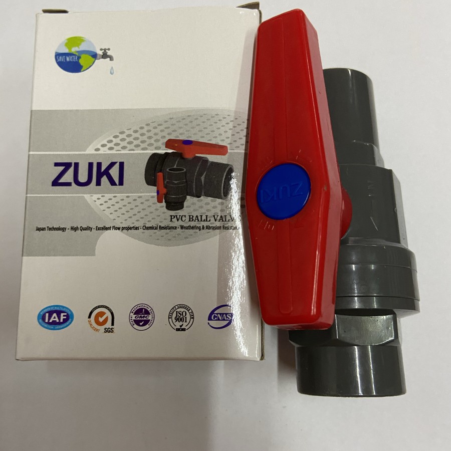 Ball Valve Pvc 1/2&quot; Zuki