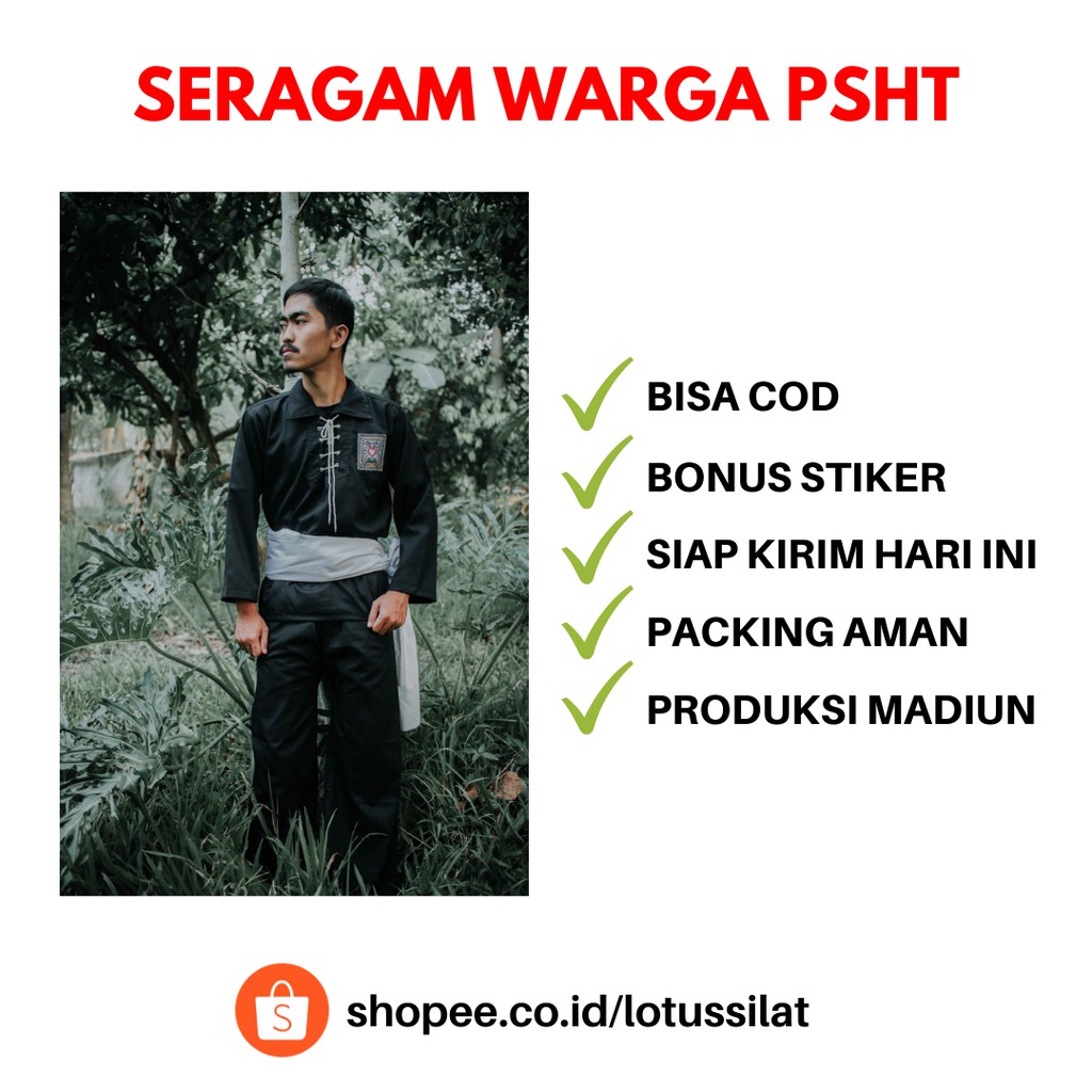 [Bisa COD] Sakral Warga PSHT SH Terate Nagata Drill Premium Original Grade A | Kualitas Terbaik Baha