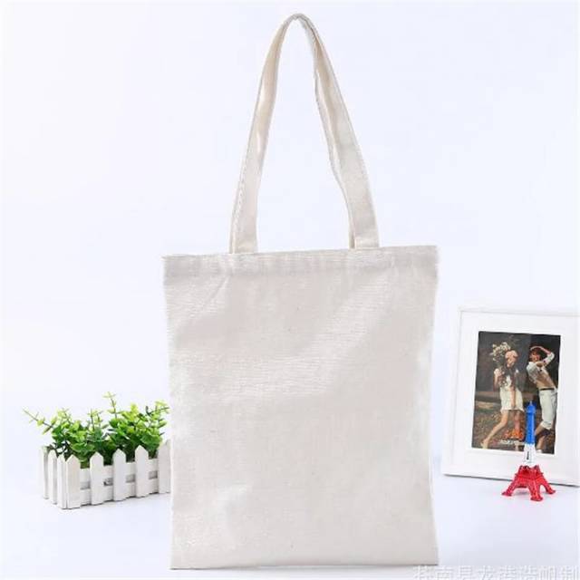 RIZKIBAG Tote bag kanvas Polos brokenwhite