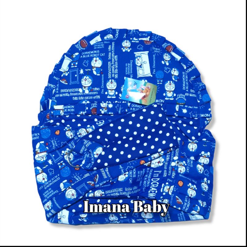Gendongan Bayi Samping  / Selendang Bayi Samping / Konveksi pelngkapan bayi-Doraemon navy
