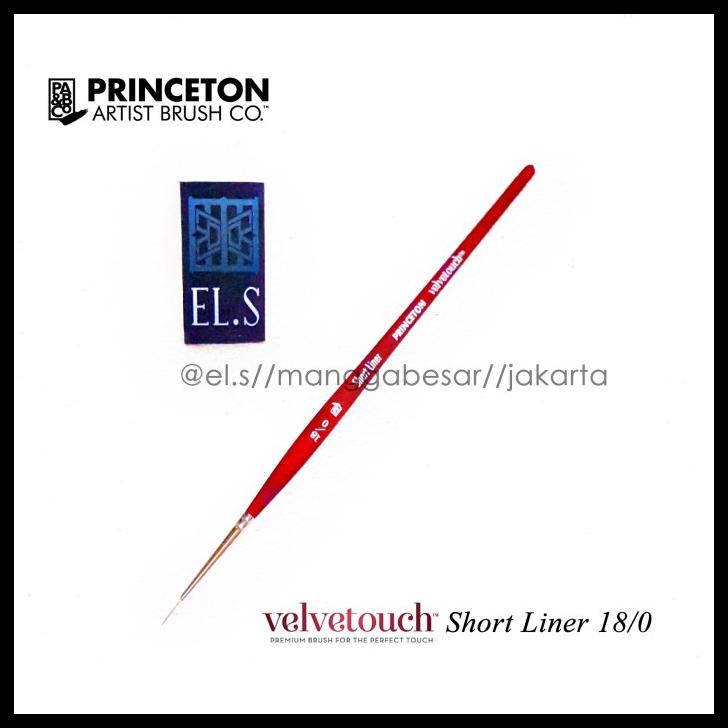 

Princeton Velvetouch Brush Short Liner 18/0 ( Kuas Lukis )