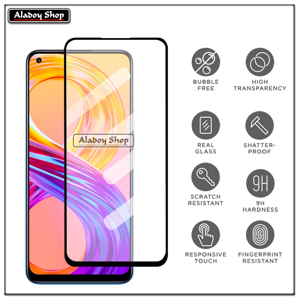 Tempered Glass Layar Realme 8 Free Tempered Glass Camera