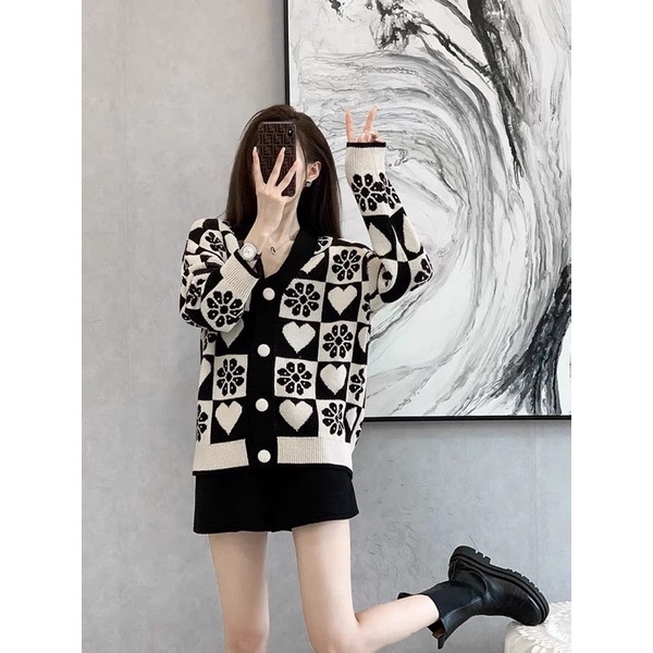 Iris Knit Cardigan / Baju Cardigan Outer Wanita Import