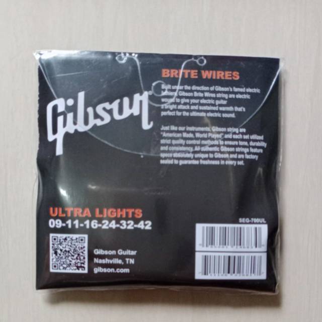 Senar gitar Gibson lokal