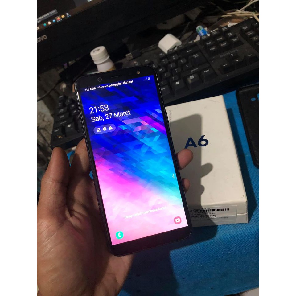 samsung a6 2018 kondisi masih bagus bekas resmi