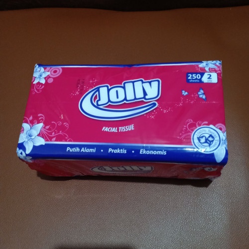 Tisu Jolly 250 sheet 2 ply Tissue Facial Jolly isi 4 pack