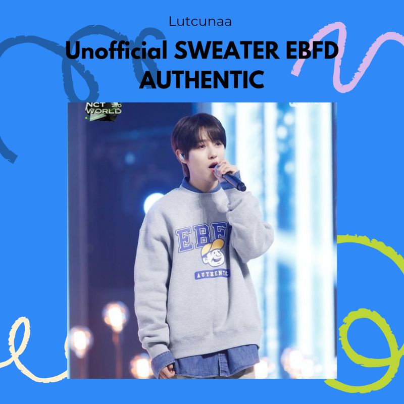 Pre-order Unofficial SWEATER EBFD AUTHENTIC Renjun NCT DREAM YERI RED Velvet