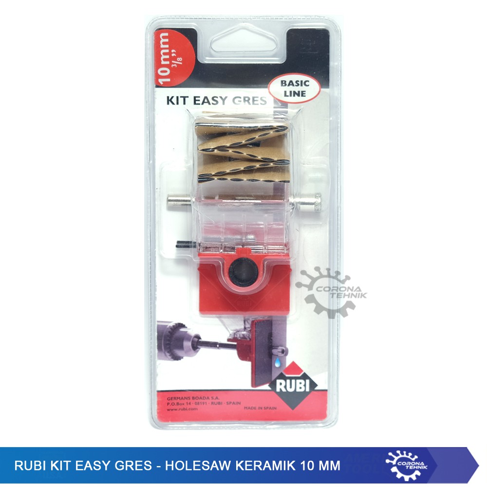 Rubi Kit Easy Gres - Holesaw Keramik 10 mm