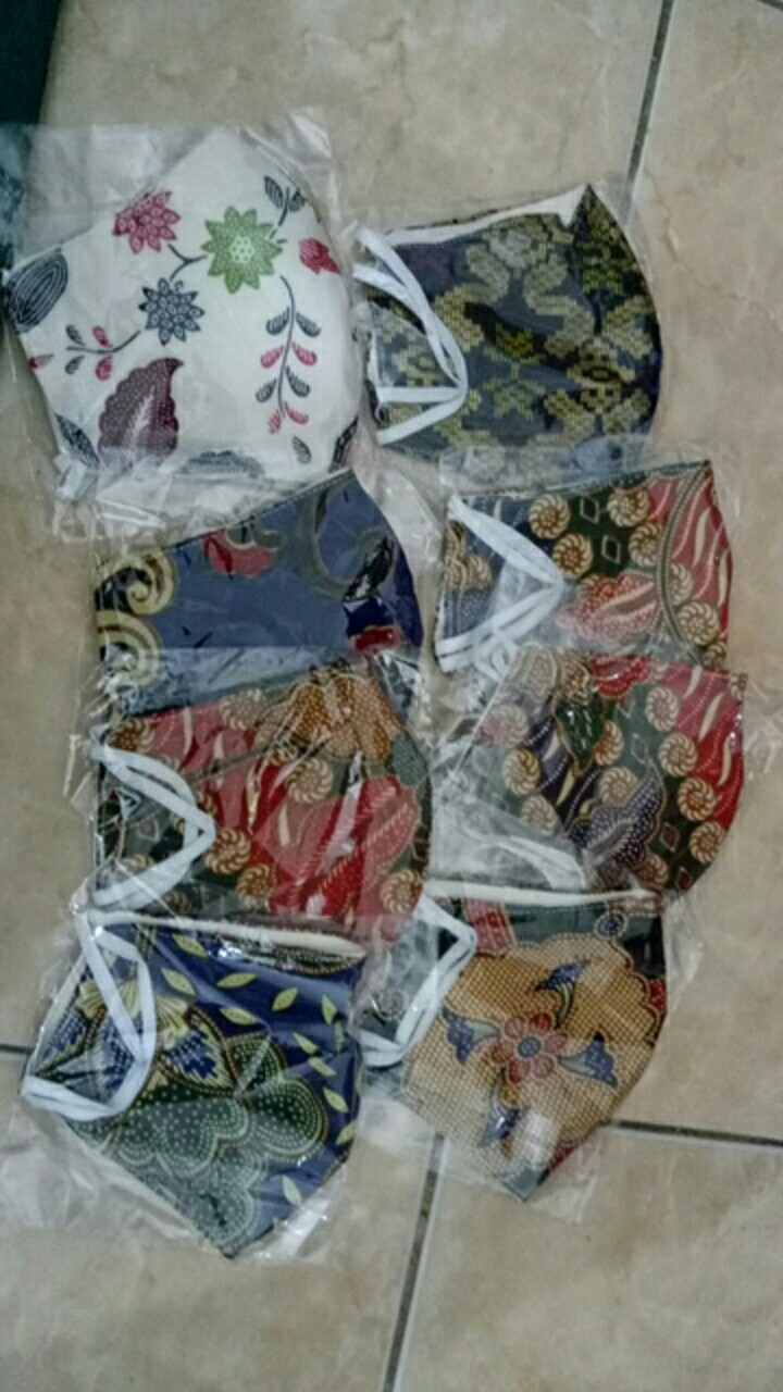 Masker Batik Anak 3 Ply Dan 2 Ply