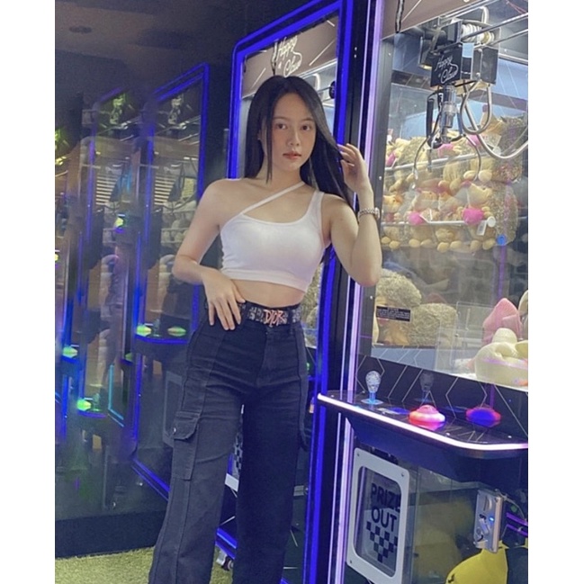 EJ - BR05 - Sling Tanktop / Crop Top / Atasan Wanita Bralette Push Up-1