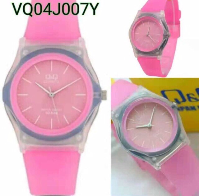 READY STOCK!! Jam Tangan Wanita Q&amp;Q QnQ QQ VQ04 VQ04J Original Water Resist