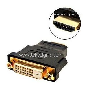 CONVERTER HDMI male TO DVI D female pin 24+1 Adapter