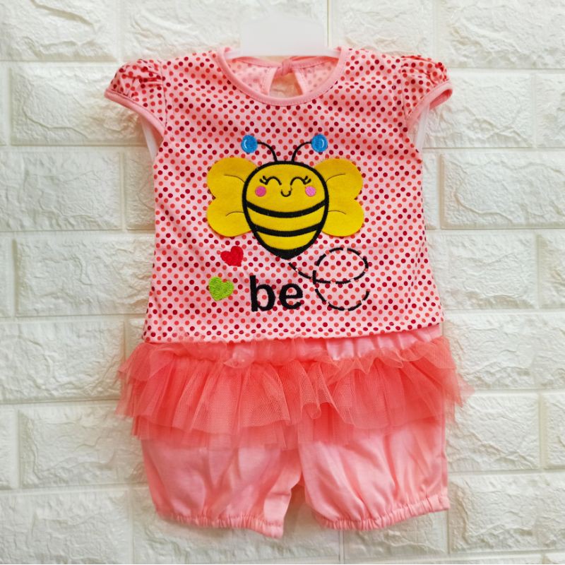 [Ss-7011] Pakaian Bayi Perempuan Size 0-6bulan, Setelan Anak Perempuan, Setelan Tutu, Celana Tutu