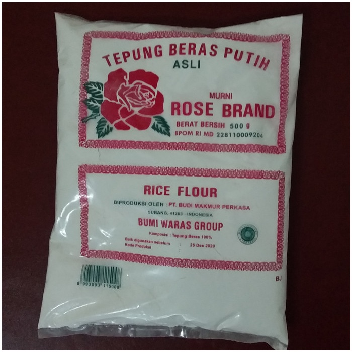 

Ketan-Beras-Tepung- Tepung Beras Rose Brand; Isi 500 Gr -Tepung-Beras-Ketan.