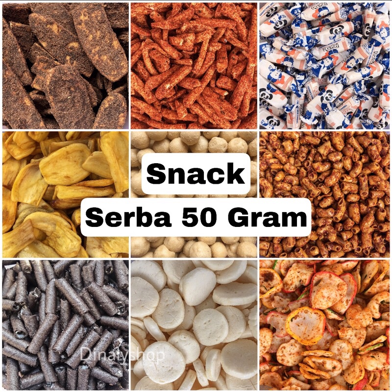 

SNACK SERBA 50 GR | CEMILAN MURAH | JAJANAN | SNACK KILOAN