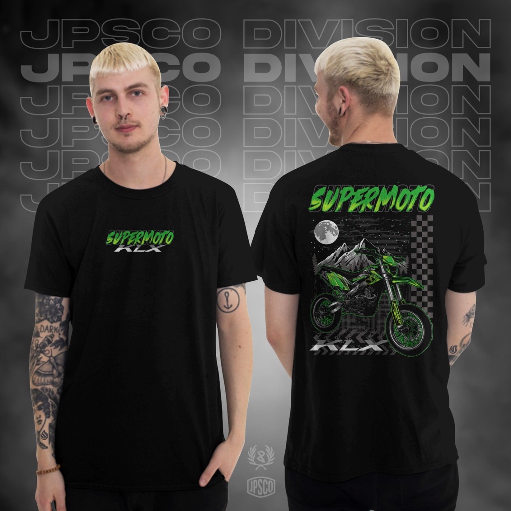 KAOS MOTOR KLX KAOS SUPERMOTO BAJU KLX SUPERMOTO