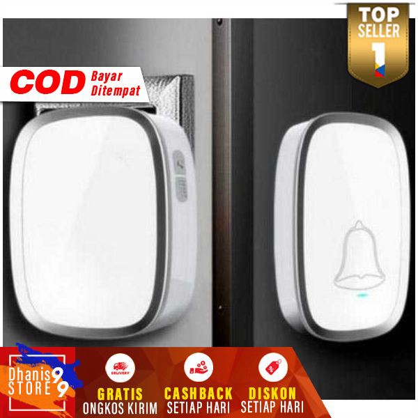 Bel Pintu Wireless Doorbells Waterproof 36 Nada Bell Wireles Perlengkapan Rumah