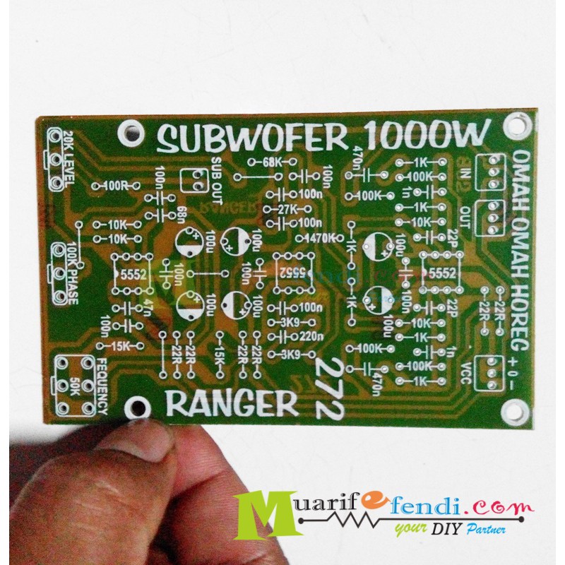 Jual PCB Subwoofer Speaker Aktif Driver Stereo In Out Dan Mono Subwoofer Indonesia Shopee