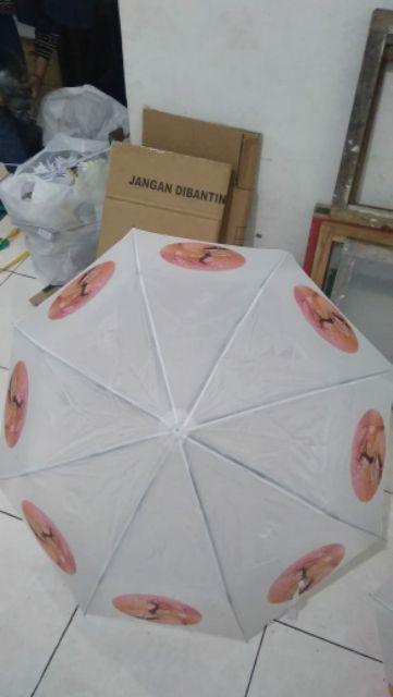 Payung Lipat/payung Custom Gambar/foto/tulisan