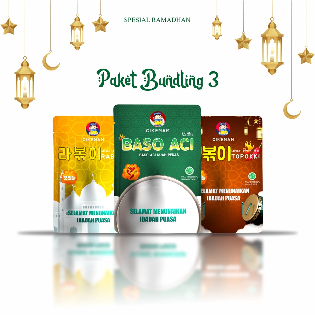 

Noe Food Store - PAKET BUNDLING 3 Rabokki Topokki Baso Aci Isi 3pcs Ramen Tteokbokki Tteokpokki Boci Pedas Gurih Toppoki Sambal Gochujang COD Korean Food Halal makanan instan korea jajanan baso bakso aci topokki topoki rabokki halal murah pedas