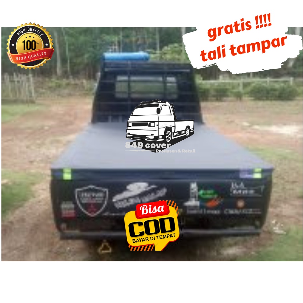 Cover Terpal Tutup Bak Belakang Mobil Pickup Colt T120,Colt Lawas,Colt Bagong Penutup Losbak Colt La