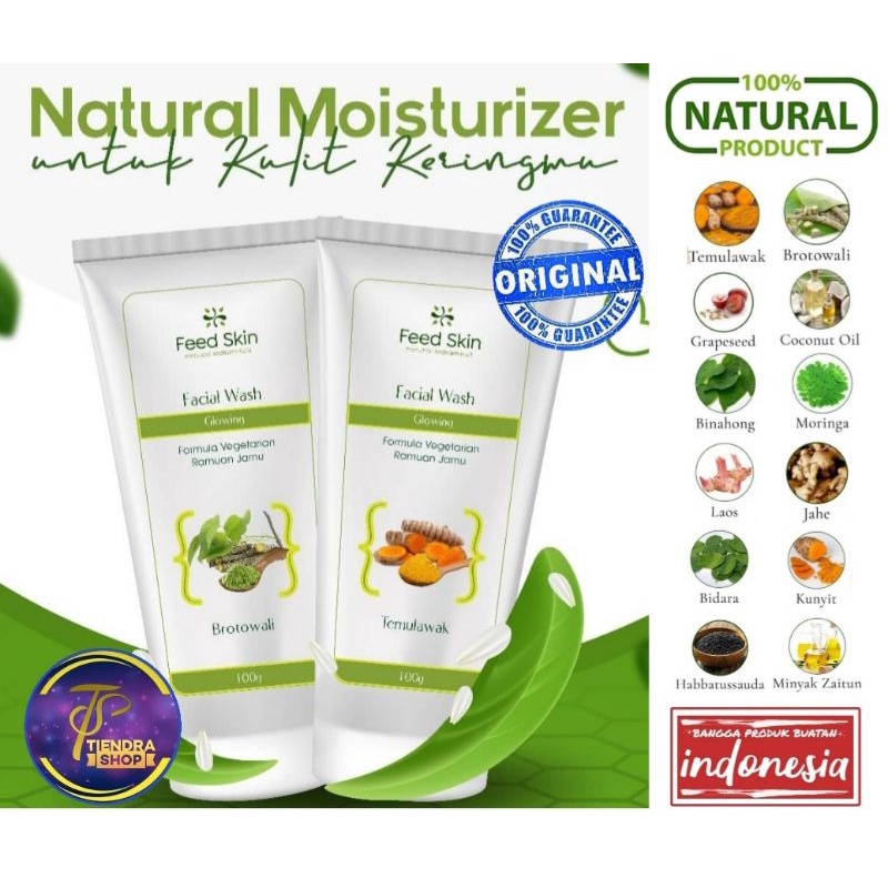 Original Feedskin Natural Salina Herbal Alami 100%