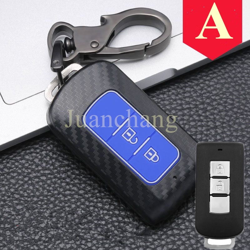 Casing Kunci Mobil Mitsubishi Outlander 3 Lancer 10 L200 ASX Colt Pajero sport ECLIPSE CROSS Mitsubishi 2x3 Tombol Paroder