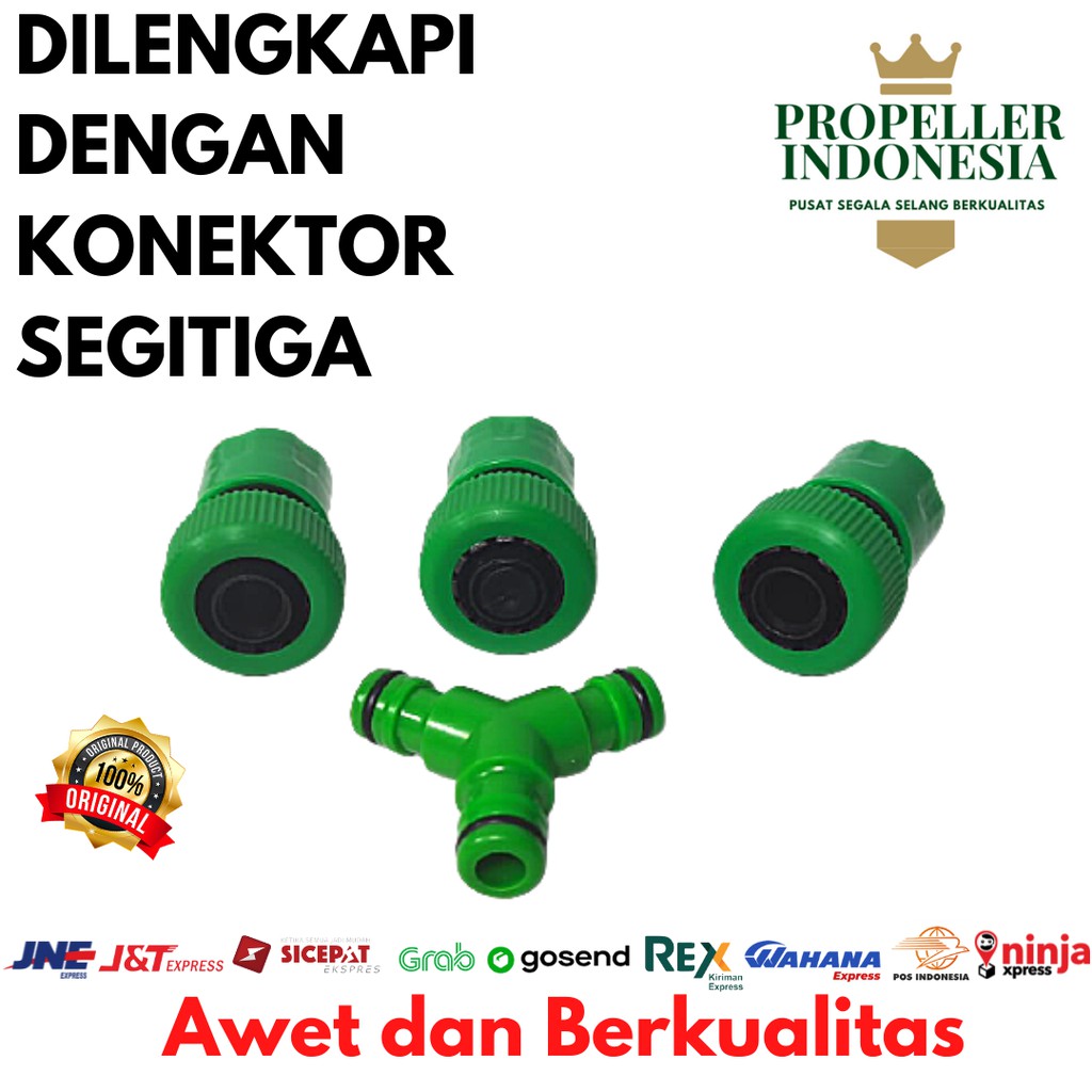 Sambungan Selang Air Paket Quick Connector Selang Konektor Y 3/4&quot;