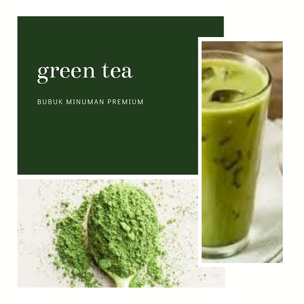 

Powder Premium Green Tea- Green Tea Powder Kualitas Hotel & Cafe -1 kg