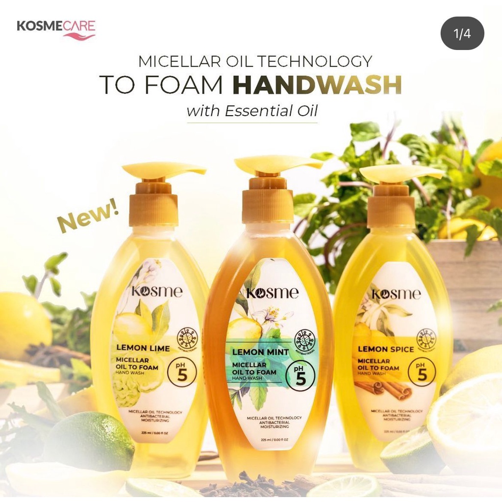 KOSMECARE MICELLAR OIL TO FOAM HANDWASH