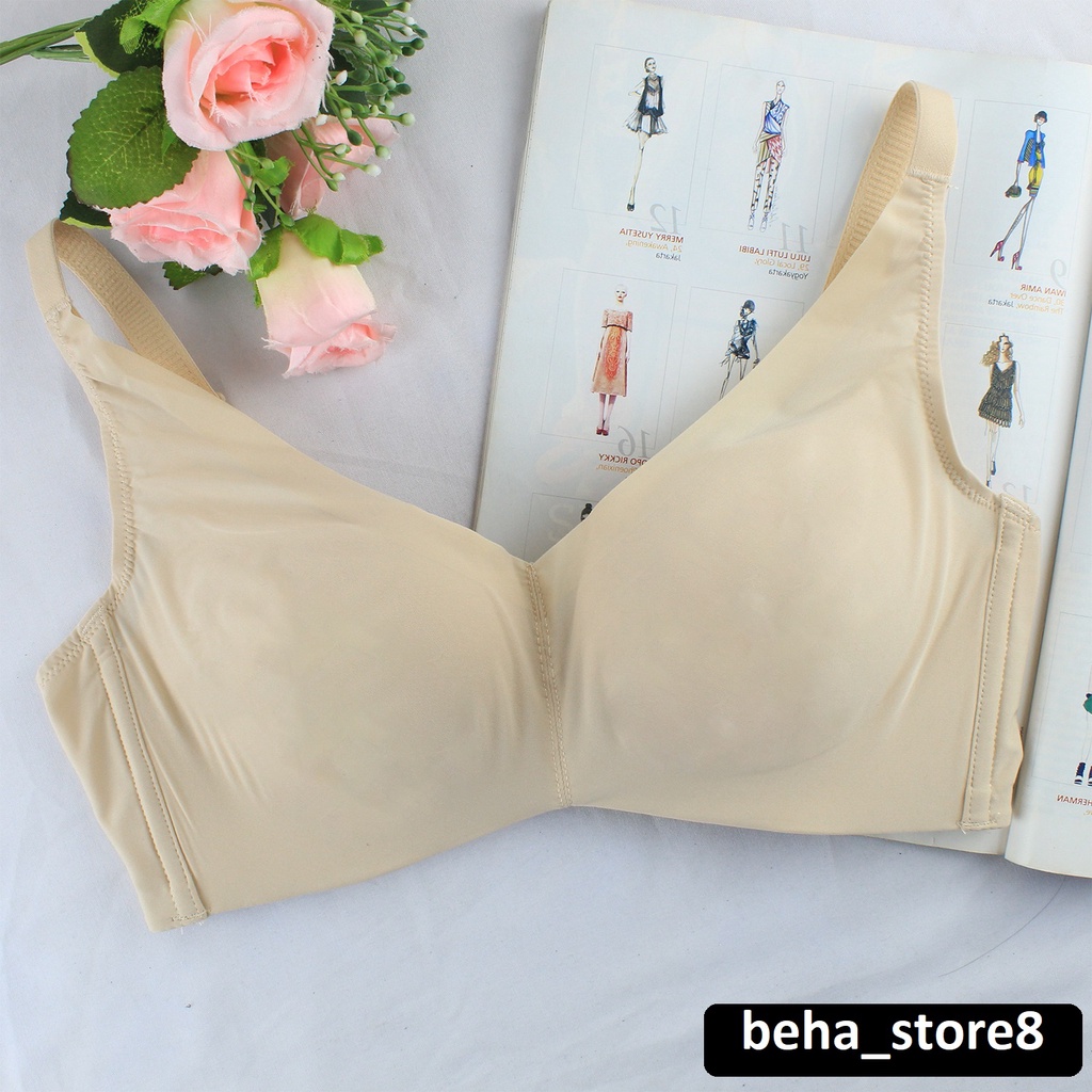 Bh Bra Sexy Import Bahan Katun Halus Furing Tanpa Kawat Busa Tipis