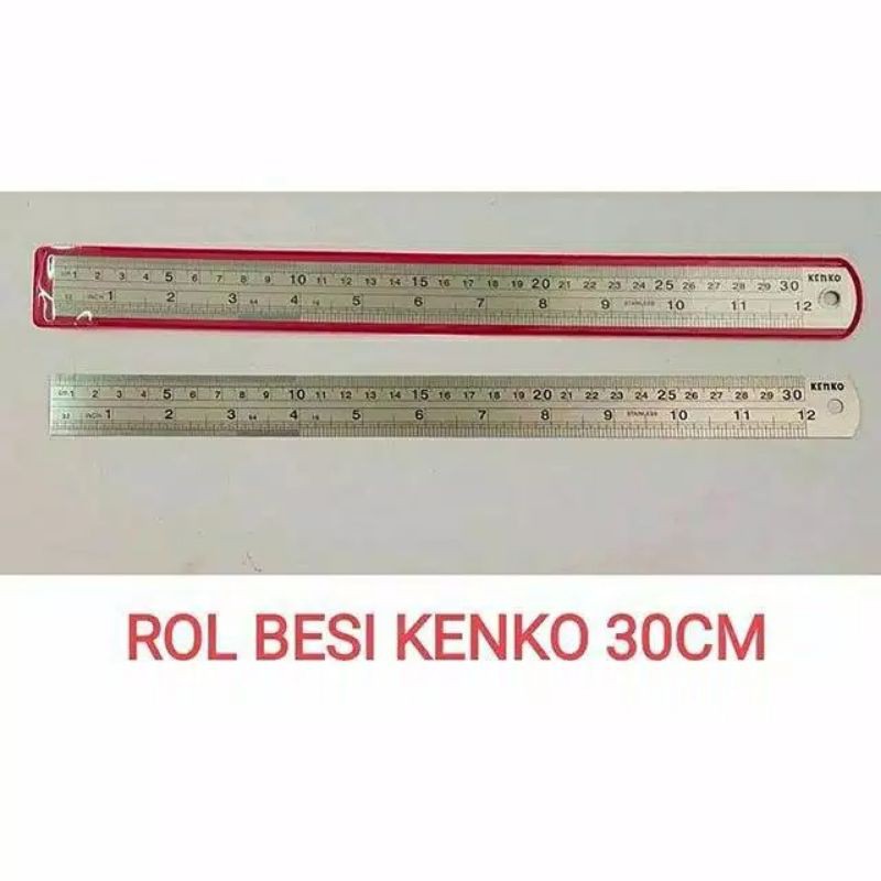 PENGGARIS BESI KENKO 30CM